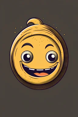 high quality, HD photo, illustrated rolly, simple eye and smile, hoodie on