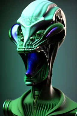 full bodied Phantom alien, 8k, finely detailed, photo realistic.