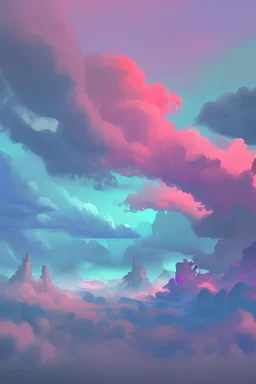 (medium shot) Legendary creatures, pretty, beautiful, colorful, family friendly, landscape, cloudy day, sad day, high quality