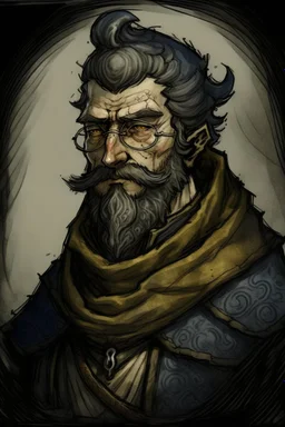 Portrait of Lautrec, from Dark Souls game