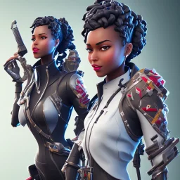 skin fortnite flora Cherry is a sexy black girl with black curly hair gray eyes