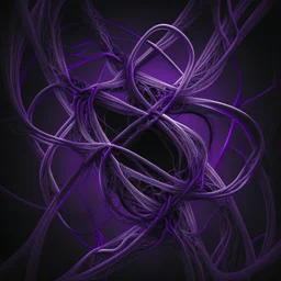 intertwining purple dark