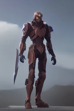 A battle iron suit with the ability to fly