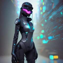 Girl cyber 3D