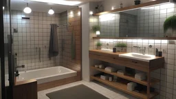 Made a big bathroom with the same especifications of the last