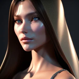 Beautiful Girl in thong,photorealistic, shiny skin,8k resolution, ultra detailed, rendered, unreal engine 5