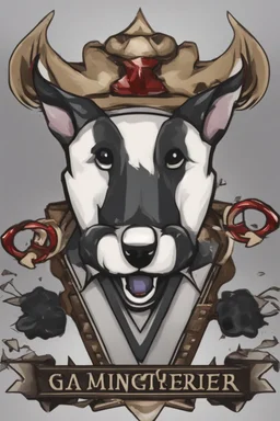 bull terrier gaming logo