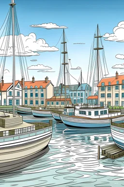 Esbjerg havn cartoons