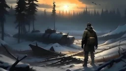 Survival in the game the long dark after the plane crashed