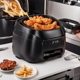 How much air can be fried by an air fryer?