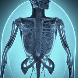 future god cell phone black screen face artery veins muscle electrical cyborg future bone exoskeleton