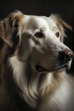 Portrait von einem hund