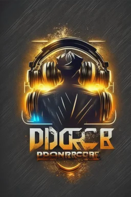 Dj producer creative logo