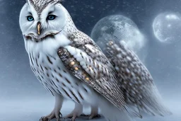 snow winged OWL