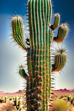 A most majestic cactus in the desert.