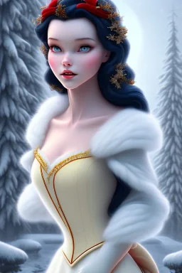 Snow white, beautiful, soft