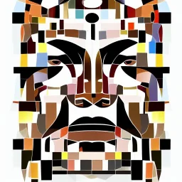 face geometric abstract