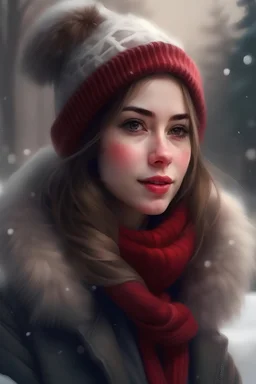winter lady