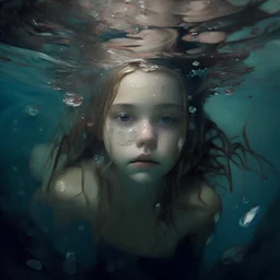 Young ladonna,underwater