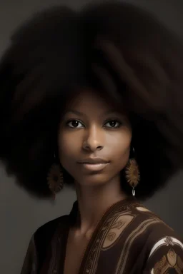 Black women with afro hair
