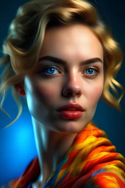 (best quality,4k,8k,highres,masterpiece:1.2),ultra-detailed,(realistic,photorealistic,photo-realistic:1.37),woman posing for a photo shoot,studio lighting,vivid colors,physically-based rendering,bright background,beautiful detailed eyes,beautiful detailed lips,professional,portrait,sharp focus,fashionable style,confident,attractive,modeling,stylish outfit,hair blowing in the wind,perfect makeup,glowing skin,high contrast,highlighted cheekbones,slim figure,posing gracefully,flattering angle,gorge