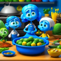 8k photo of professional recipes design for a character named 'Vegetarian diet association' for Pixar animated film called '165 degree planting plan',released in 2025,about a cute Blue fur ball family named 'Cam',What if make Lab from 165 degree planting plan as creative food service with reality mining,busy plumber's ideal at the stuffed doll factory,hoops travel around the world,no place to graze cattle,diver license,what a big ocean garbage disposer,exit 19,with pixar animated background,prod