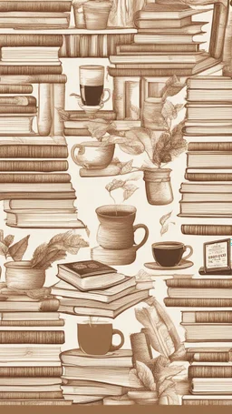 Design for book and coffee lovers