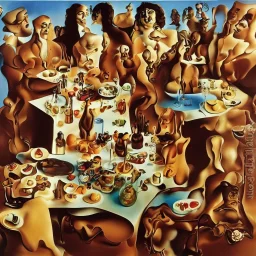 "The Brunch Club" by Salvador Dalí