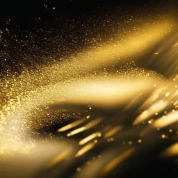 motion blur golden glitter