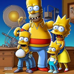 the simpsons versão cowboy na lua