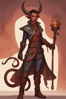 a tiefling artificer