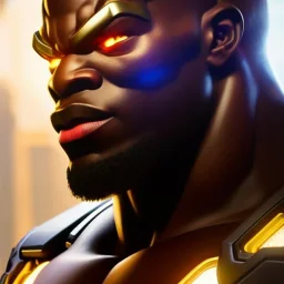 Ultra detailed fullbody Portrait in oil on canvas of overwatch character- DOOMFIST with armor,extremely detailed digital painting,intense stare, extremely detailed face, crystal clear eyes, mystical colors ,perfectly centered image, perfect composition, rim light, beautiful lighting,masterpiece ,8k, stunning scene, raytracing, anatomically correct, in the style of Steve Jung and robert e howard and Wizyakuza and Ohrai Noriyoshi and Simon Bisley and uncannyknack and kilory.