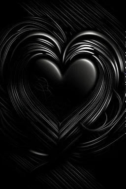 black open heart outline in background should be white