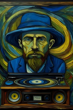 portaretratro de sound system formato van gogh
