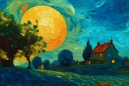 In the style of van Gogh