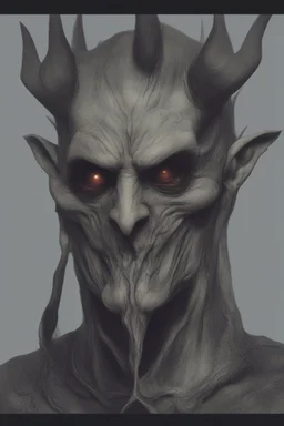 a very close up side profile image of an evil spirit, smirking and looking at the camera,8k quality, supper realistic