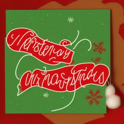 POSTCARD,merry christmas, neon