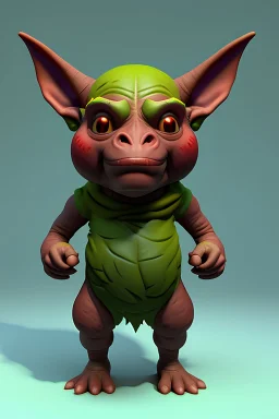 goblin game character, cinematic lighting, Blender, octane render, high quality
