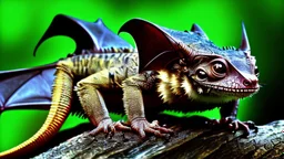 a national geographic style photograph of a bat lizard hybrid
