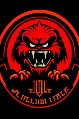 "Lil Monsters" basketball team logo