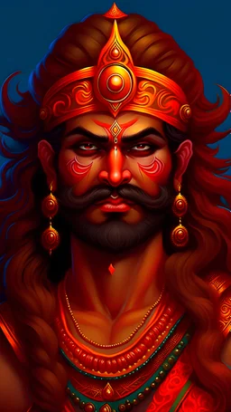 Parasurama the warriors.bhaubali face ,long hairs Mahabharata war, photorealistic