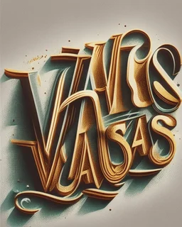 Las Vegas lettering design