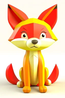 Fox cute 3D