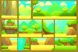 HORIZONTAL 2D GAME BACKGROUNDS