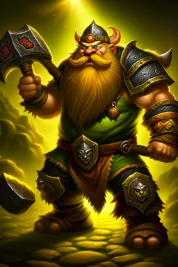 dwarf savage angry axes cleaver attack striking swinging chopping dual wielding two weapons mad consumed warcraft war knight soldier strong attacking furious wrath small silly fighter brawler strong