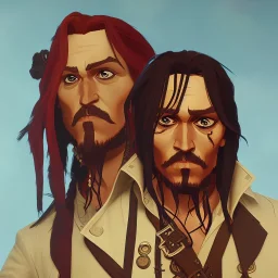 Captain Jack Sparrow, Van Gogh, Da Vinci