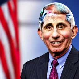 dr. Anthony fauci merged with a beagle