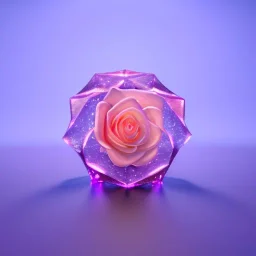 transparent multicolor crystal rose realistic,cinema lighting, unreal engine 5, cinema4d, octane render, hyperphotorealistic