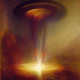 Alien Abduction painted by William Turner