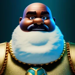 pixar style full body shot of Dwarves, thick gold chains around neck, photorealistic face, fluffy beard, wearing boxing gloves, highly detailed, badass, pity the fool, 8k, post-processing, epic composition, sharp focus, unreal engine, octane render, eiichiro oda, ilya kuvshinov, Dorina Costras, frank miller